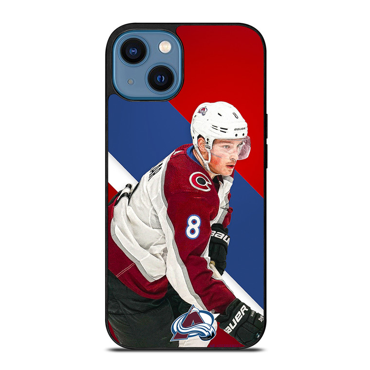 COLORADO AVALANCHE CALE MAKAR iPhone 14 Case Cover