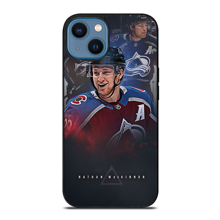 COLORADO AVALANCHE NATHAN MACKINNON iPhone 14 Case Cover COLORADO AVALANCHE NATHAN MACKINNON iPhone 14 Case Cover