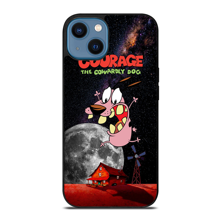 COURAGE THE COWARDLY DOG SPACE iPhone 14 Case Cover