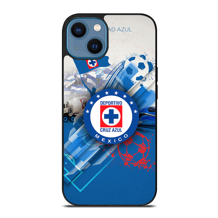 CRUZ AZUL DEPORTIVO LOGO iPhone 14 Case Cover