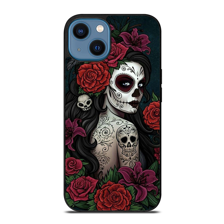 DAY OF THE DEAD iPhone 14 Case Cover DAY OF THE DEAD iPhone 14 Case Cover
