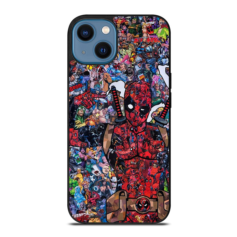 DEADPOOL TEAM COLLAGE iPhone 14 Case Cover