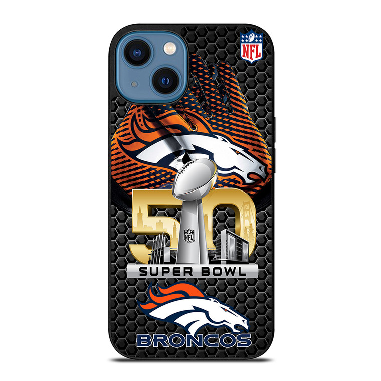 DENVER BRONCOS SUPER BOWL 50 iPhone 14 Case Cover