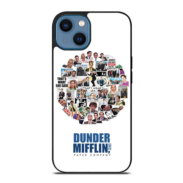 DUNDER MIFFLIN COLLAGE 2 iPhone 14 Case Cover