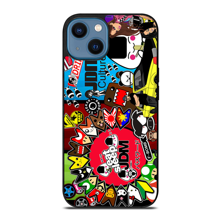 EAT SLEEP JDM COLLAGE iPhone 14 Case Cover