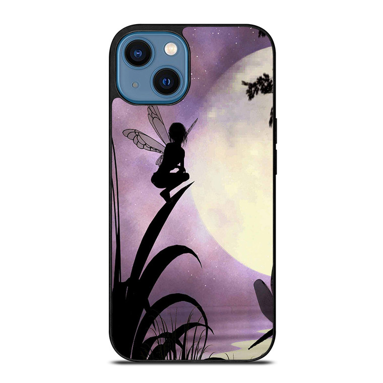 FAIRY DRAGONFLIES PURPLE MOON 2 iPhone 14 Case Cover