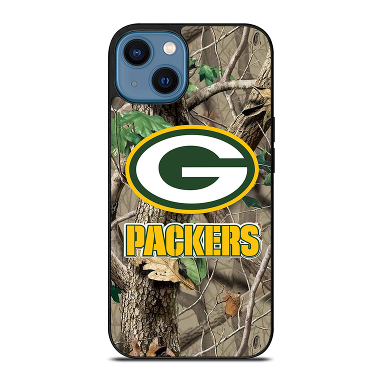 GREEN BAY PACKERS TREE CAMO iPhone 14 Case Cover