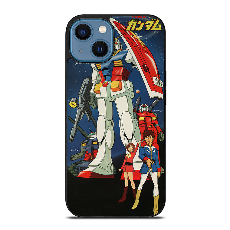 GUNDAM MOBILE SUIT POSTER iPhone 14 Case Cover