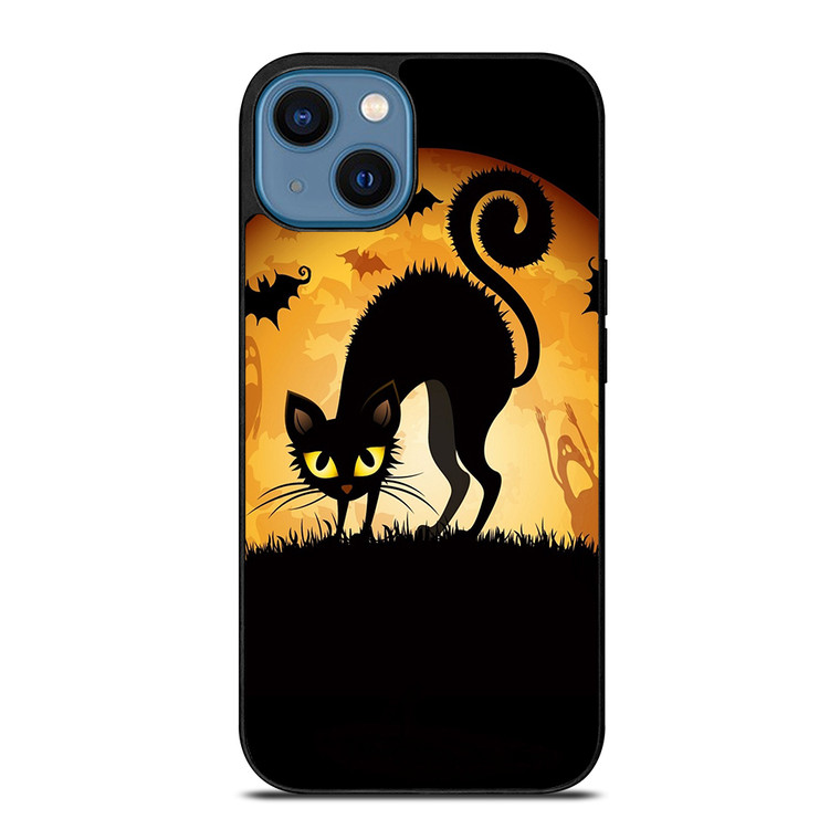 HALLOWEEN CAT iPhone 14 Case Cover