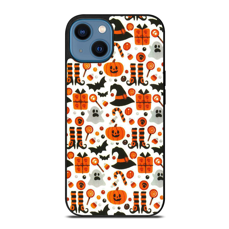 HALLOWEEN WITCH PUMPKIN PATTERN iPhone 14 Case Cover