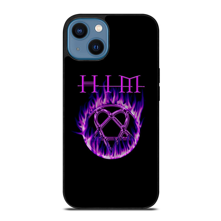 HIM BAND FLAME LOGO iPhone 14 Case Cover