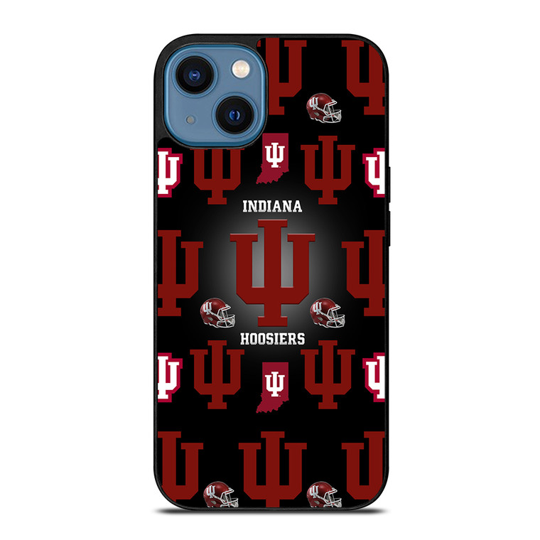 HOOSIER STATE OF MIND INDIANA PATTERN iPhone 14 Case Cover