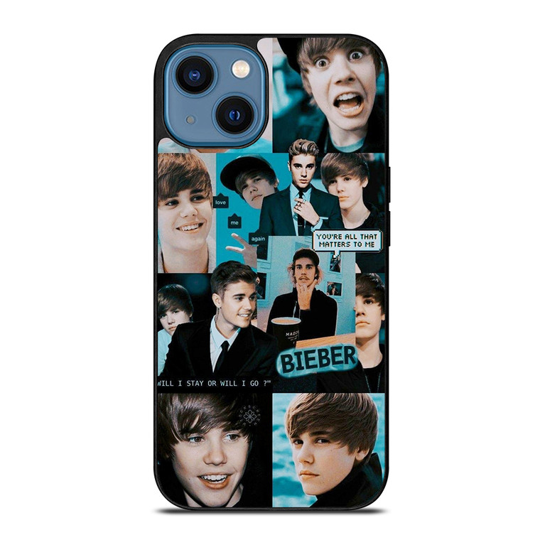 JUSTIN BIEBER COLLAGE iPhone 14 Case Cover
