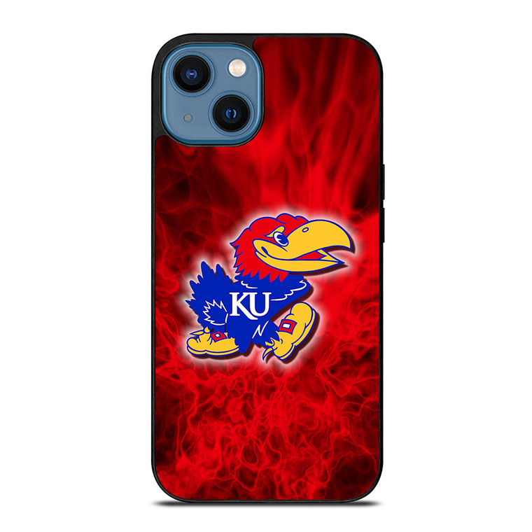 KANSAS JAYHAWKS LOGO iPhone 14 Case Cover