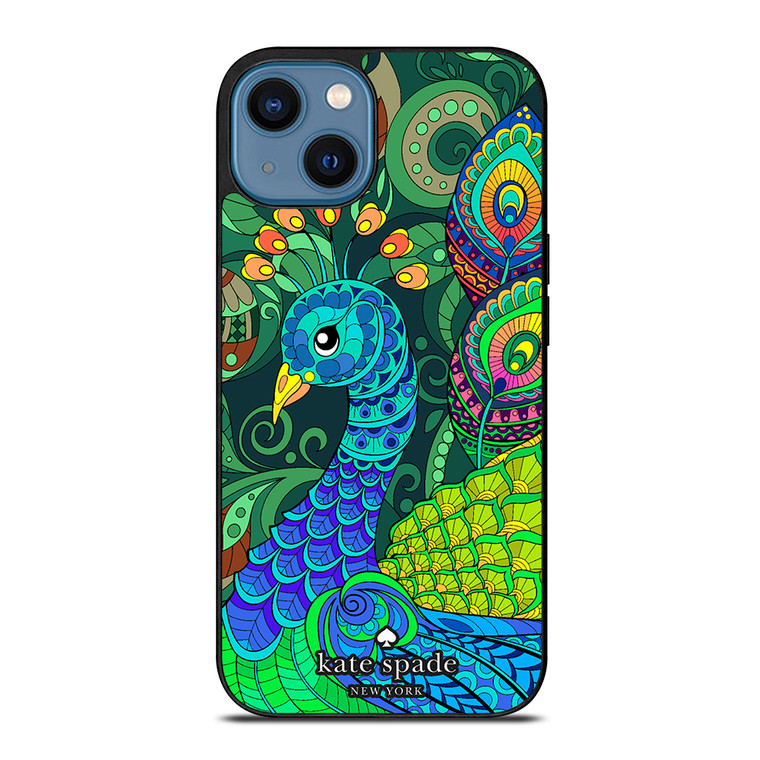 KATE SPADE NEW YORK PEACOCK iPhone 14 Case Cover KATE SPADE NEW YORK PEACOCK iPhone 14 Case Cover