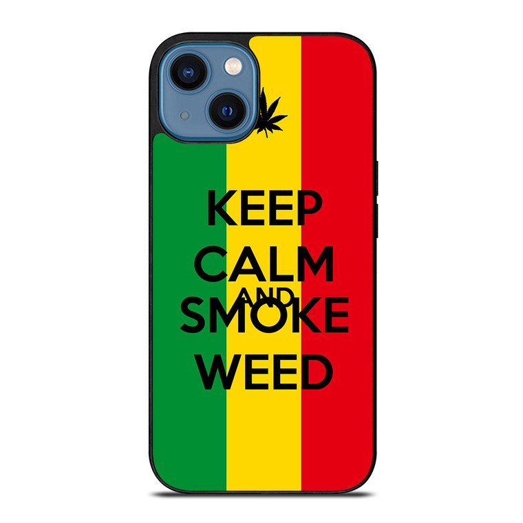 KEEP CALM AND SMOKE WEED 2 iPhone 14 Case Cover