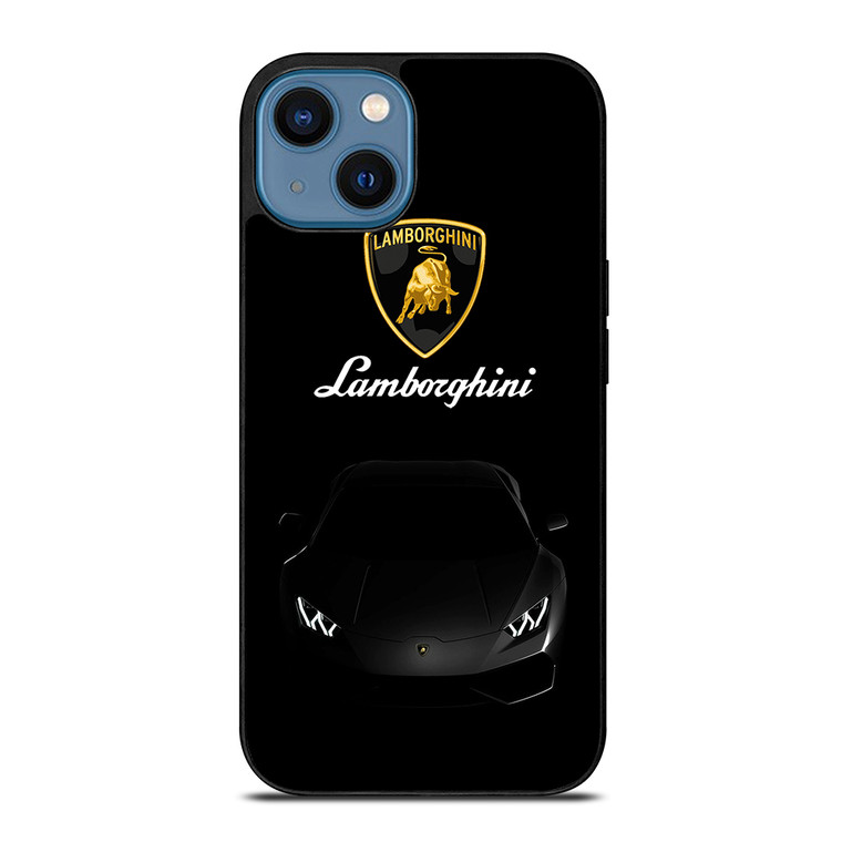 LAMBORGHINI BLACK iPhone 14 Case Cover