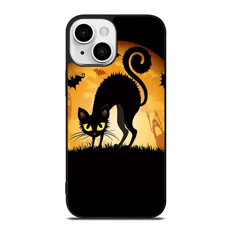 HALLOWEEN CAT iPhone 13 Mini Case Cover