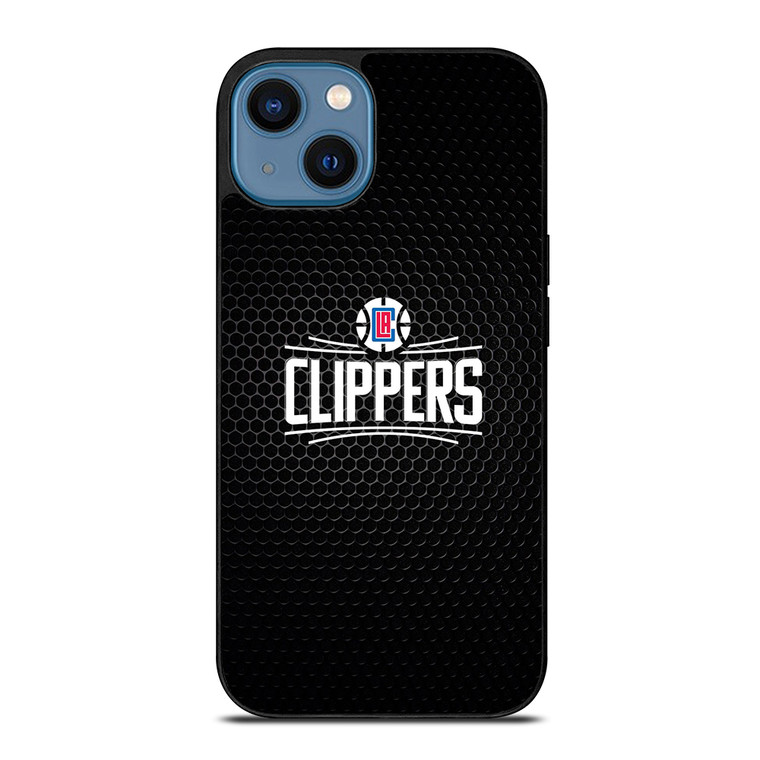 LOS ANGELES CLIPPERS METAL LOGO iPhone 14 Case Cover
