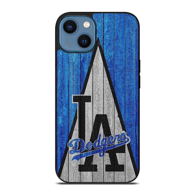 LOS ANGELES DODGERS WOODEN iPhone 14 Case Cover
