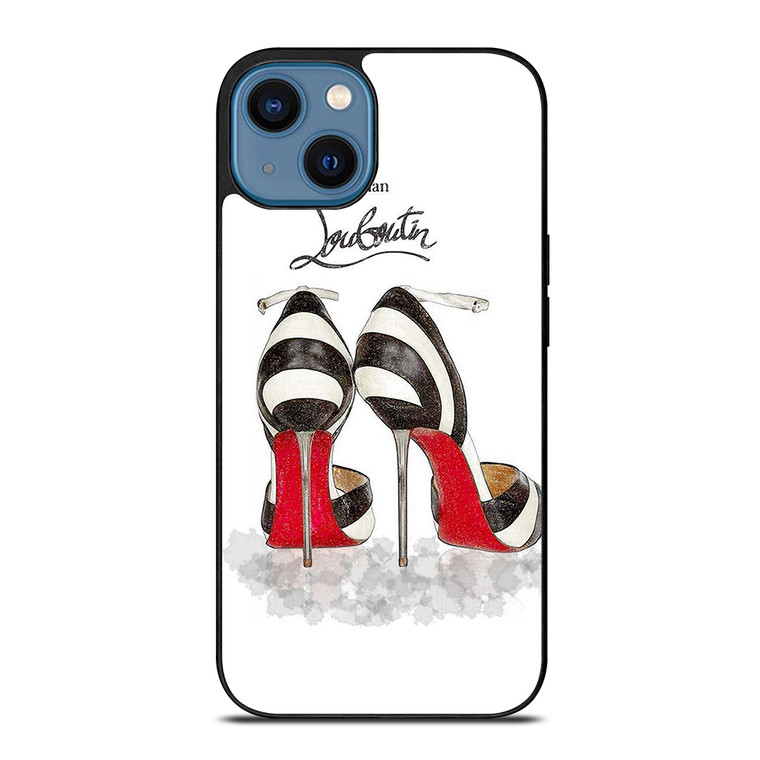 LOUBOUTIN SHOES LOGO 2 iPhone 14 Case Cover