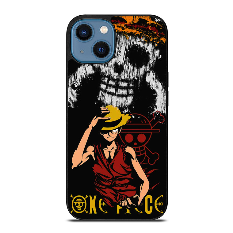 LUFFY STRAW HAT ONE PIECE iPhone 14 Case Cover