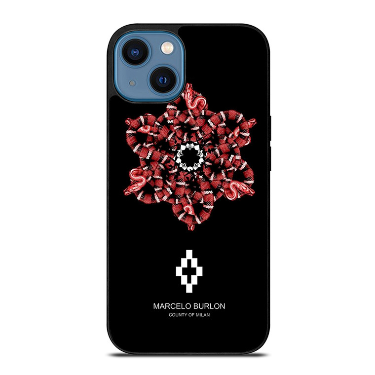 MARCELO BURLON SNAKE iPhone 14 Case Cover