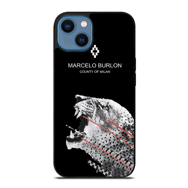 MARCELO BURLON TIGER iPhone 14 Case Cover