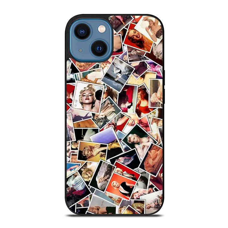 MARILYN MONROE POSE COLLAGE iPhone 14 Case Cover