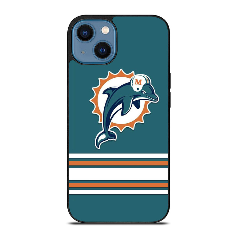 MIAMI DOLPHINS NFL ICON 2 iPhone 14 Case Cover