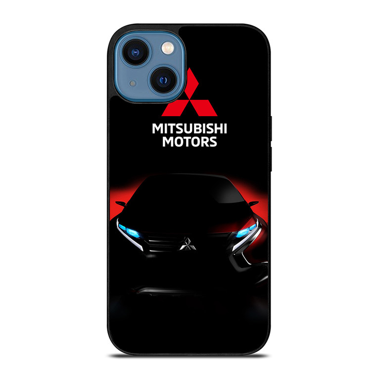 MITSUBISHI MOTORS BLACK CAR LOGO iPhone 14 Case Cover