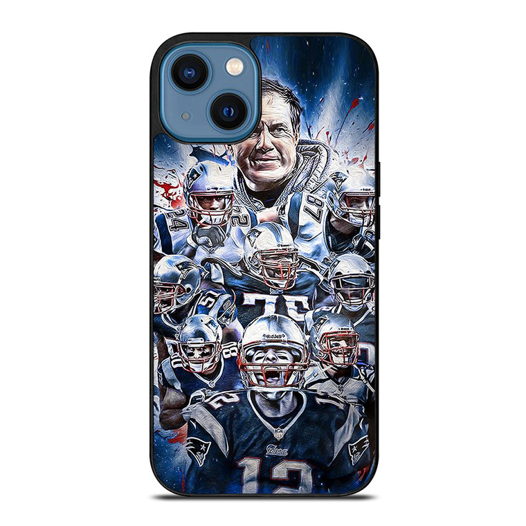 NEW ENGLAND PATRIOTS TEAM iPhone 14 Case Cover