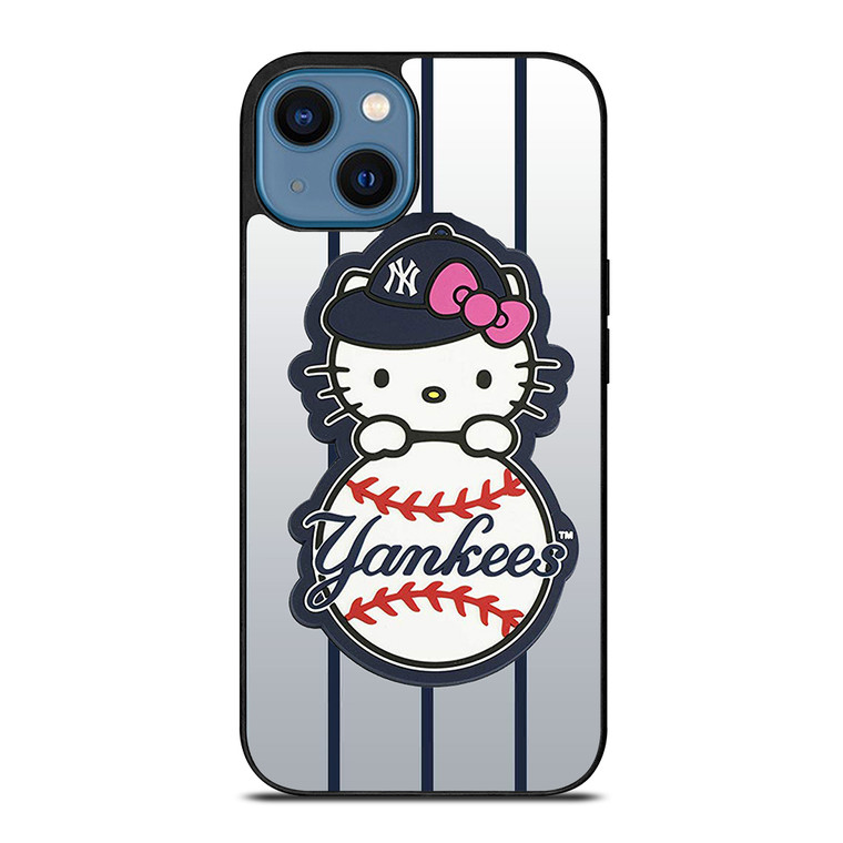 NEW YORK YANKEES HELLO KITTY 4 iPhone 14 Case Cover