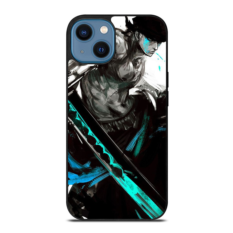 ONE PIECE RORONOA ZORO ANIME iPhone 14 Case Cover
