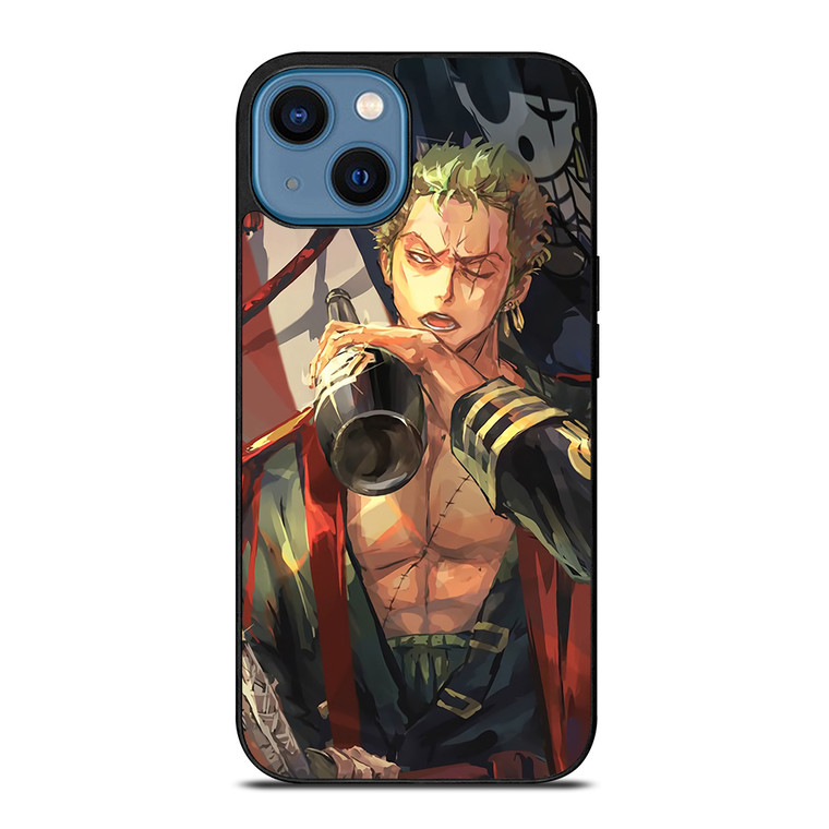 ONE PIECE RORONOA ZORO ART iPhone 14 Case Cover