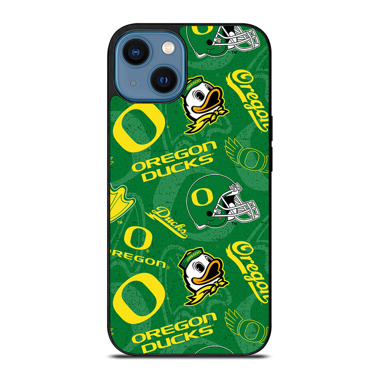 OREGON DUCKS COLLAGE 2 iPhone 14 Case Cover OREGON DUCKS COLLAGE 2 iPhone 14 Case Cover