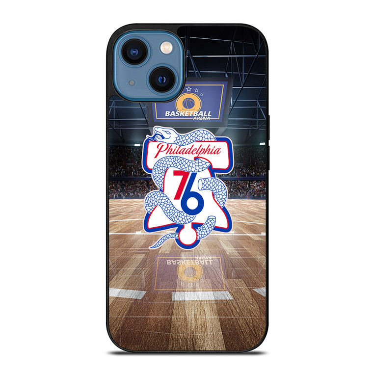 PHILADELPHIA 76ERS NBA LOGO iPhone 14 Case Cover