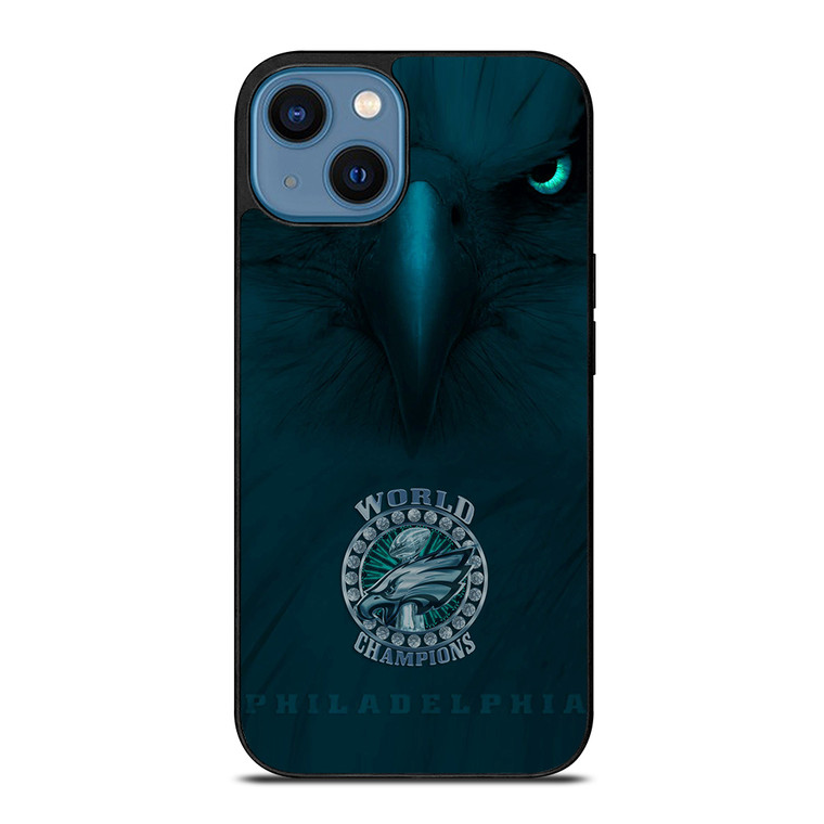 PHILADELPHIA EAGLES WORLD CHAMPION iPhone 14 Case Cover