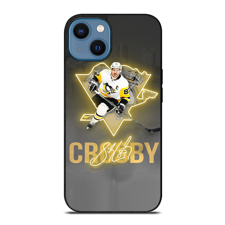 PITTSBURGH PENGUINS SIDNEY CROSBY SIGNATURE iPhone 14 Case Cover