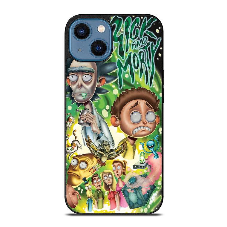 RICK AND MORTY ART 1 iPhone 14 Case Cover