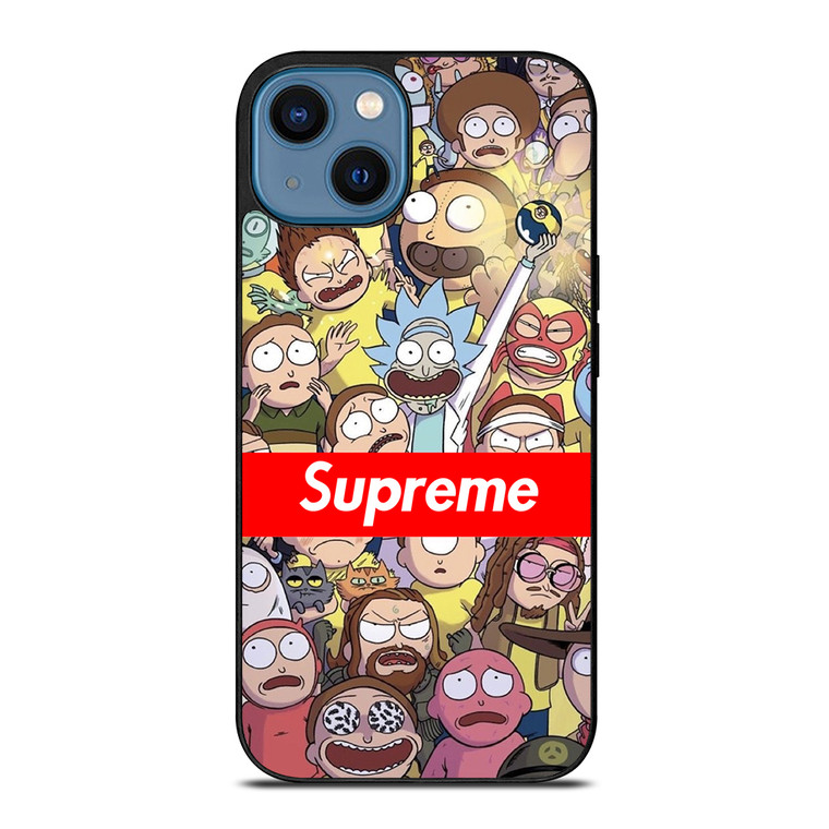 RICK AND MORTY COLLAGE iPhone 14 Case Cover