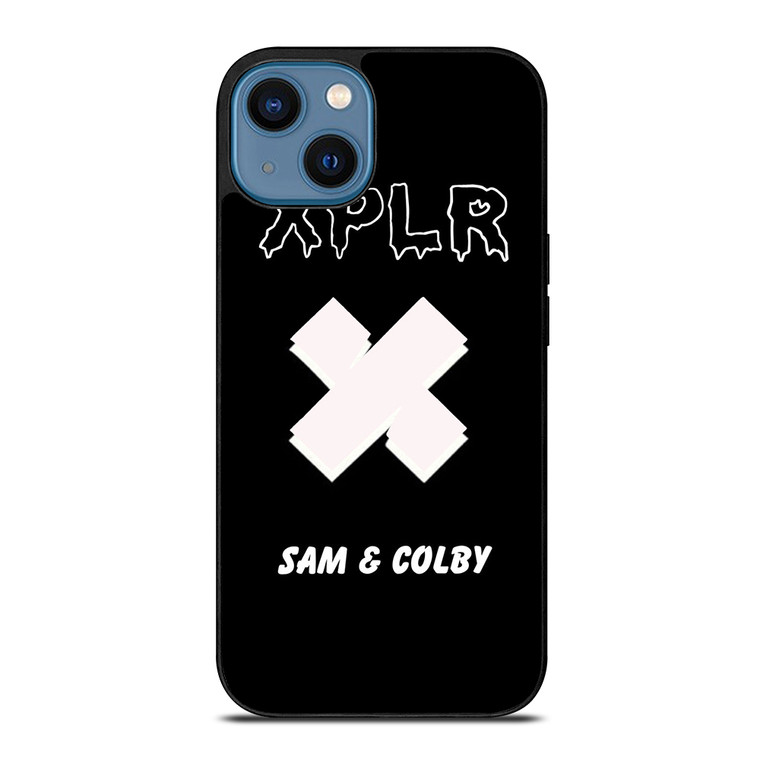 SAM AND COLBY XPLR X LOGO iPhone 14 Case Cover