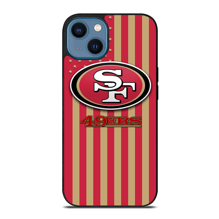 SAN FRANCISCO 49ERS AMERICAN iPhone 14 Case Cover