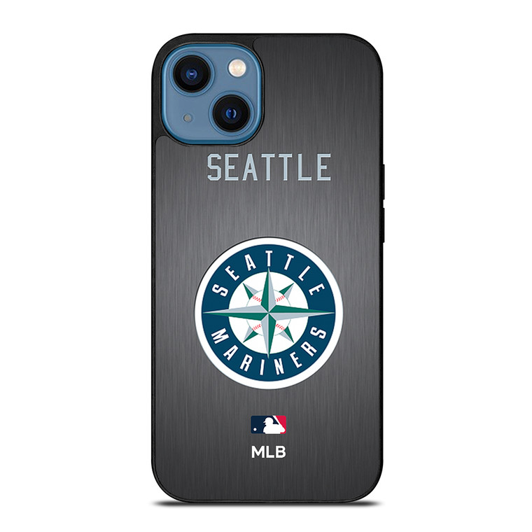 SEATTLE MARINERS MLB LOGO 2 iPhone 14 Case Cover SEATTLE MARINERS MLB LOGO 2 iPhone 14 Case Cover