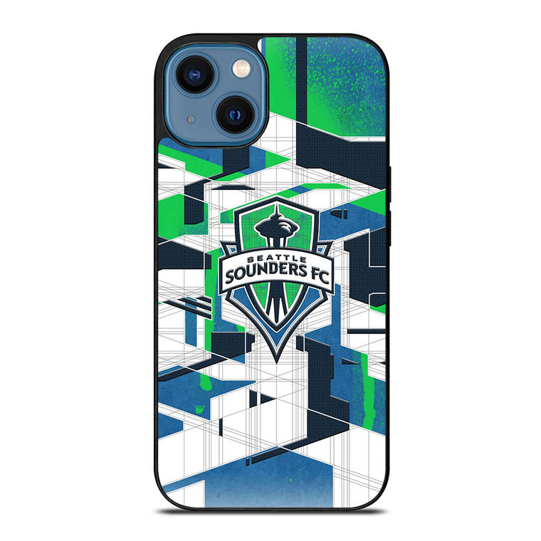 SEATTLE SOUNDERS SOCCER iPhone 14 Case Cover