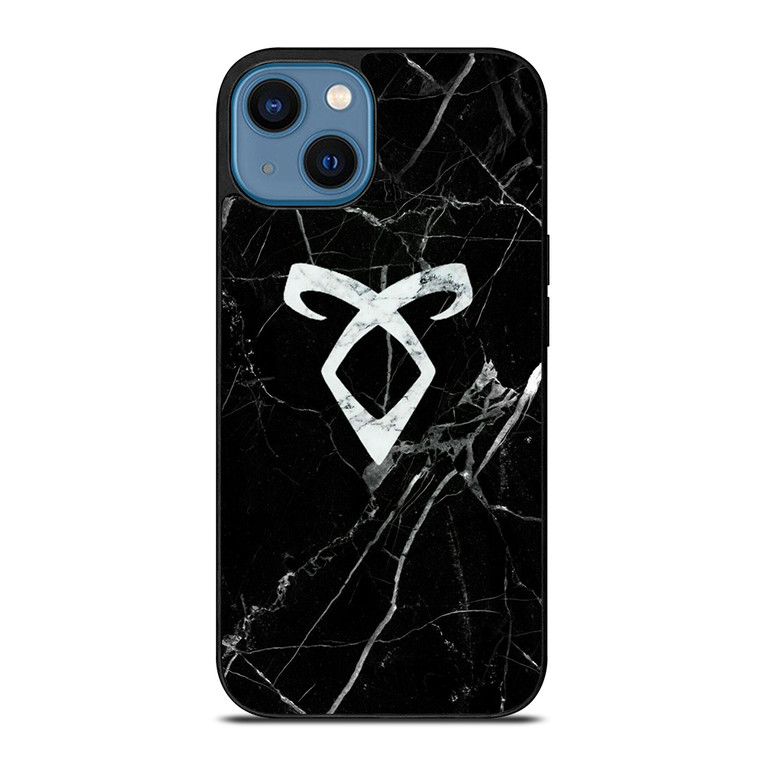 SHADOWHUNTER ANGELIC MARBLE LOGO iPhone 14 Case Cover