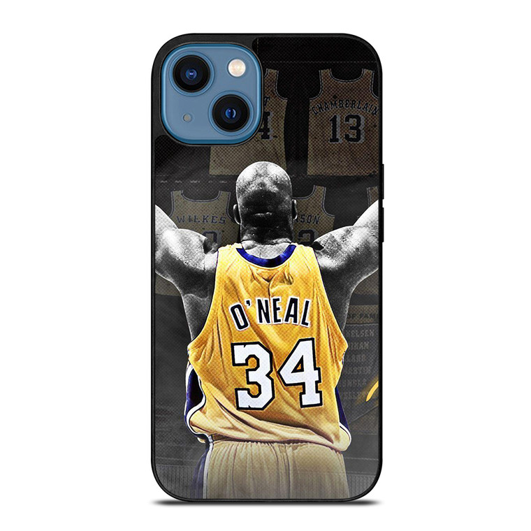 SHAQUILLE O'NEAL LA LAKERS NBA iPhone 14 Case Cover