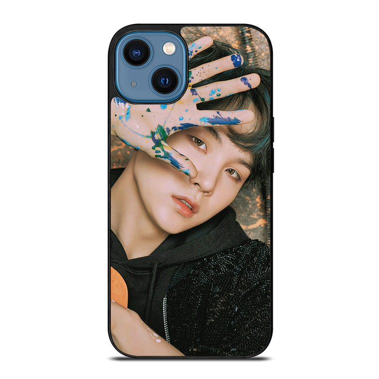 SUGA BTS BANGTAN BOYS FACE iPhone 14 Case Cover