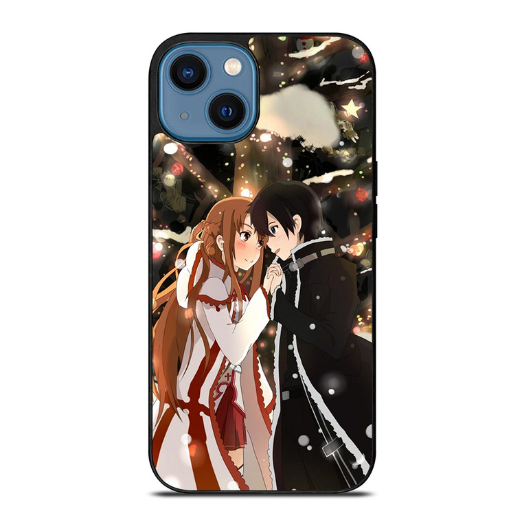 SWORD ART ONLINE KIRITO AND ASUNA iPhone 14 Case Cover SWORD ART ONLINE KIRITO AND ASUNA iPhone 14 Case Cover