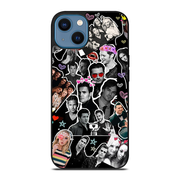THE VAMPIRE DIARIES COLLAGE iPhone 14 Case Cover
